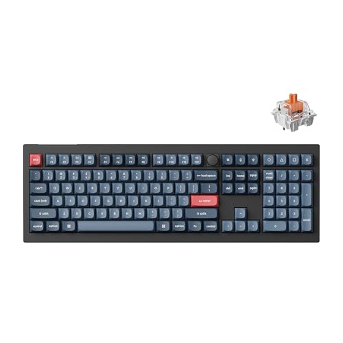 Keychron V6 Max Wireless QMK Mechanical Keyboard 2.4 GHz & Bluetooth