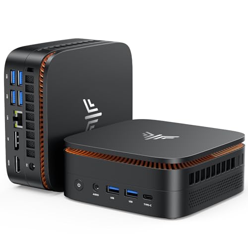 KAMRUI Pinova P1 Mini PC, W-11 Pro AMD Ryzen 4300U(Beat 3500U/N150/N95, up to 3.7GHz), 16GB RAM 512GB SSD Mini Desktop Computer Support 4K HDMI+DP+Type-C, Mini PC with Dual WiFi, Business Home Office