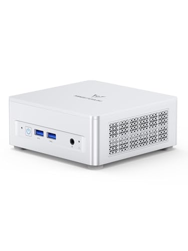 MINISFORUM UM870 Slim Mini PC AMD Ryzen 7 8745H(8C/16T), Mini Desktop Computer 32GB DDR5 RAM 1TB SSD, USB4/HDMI/DP 8K@60Hz Output, 2.5G LAN Port, 4xUSB Ports, WiFi 6E, BT5.3, AMD Radeon 780M Graphics