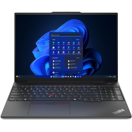 Lenovo ThinkPad E16 Gen 2 Business Laptop, 2025, 16" 1920 x 1200, Intel-12 Core Ultra 7 155U, 32GB DDR5, 2TB SSD, Win11 Pro, Backlit KB, Wi-Fi 6, BT 5.2, Thunderbolt 4, 1080p FHD Camera, Black