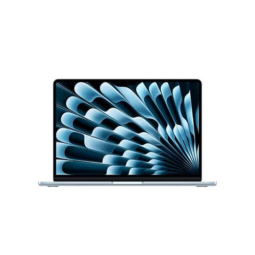 Apple 2025 MacBook Air 13-inch Laptop with M4 chip: Built for Apple Intelligence, 13.6" Liquid Retina Display, 16GB Unified Memory, 256GB SSD Storage, 12MP Center Stage Camera, Touch ID, Sky Blue