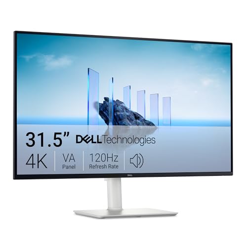 Dell 32 Monitor S3225QS, 4K UHD VA, 120Hz, FreeSync Premium, Eye Comfort
