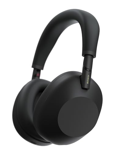 Sony WH-1000XM6 The Best Noise Canceling Wireless Headphones, HD NC Processor QN3, 12 Microphones, Adaptive NC Optimizer, Mastered by Engineers, Studio-Quality, 30-Hour Battery, Black