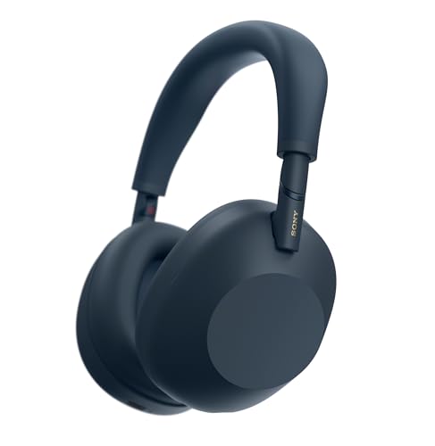 Sony WH-1000XM6 The Best Noise Cancelling Wireless Headphones Midnight Blue | HD NC Processor QN3, 12 Microphones, Adaptive NC Optimizer, Mastered by Engineers, Studio-Quality, Up to 30 Hrs of Battery