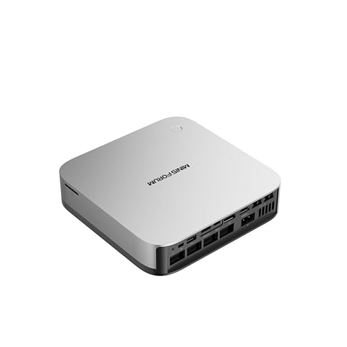 MINISFORUM Mini PC AI X1 Pro AMD Ryzen AI 9 HX370(12 Cores/24 Threads, up to 5.1GHz)&AMD Radeon 890M Mini Gaming Computer,32GB DDR5 1TB PCIe 4.0 SSD, 8K Quad Display,Dual 2.5 LAN/WiFi 7/BT5.4/Oculink