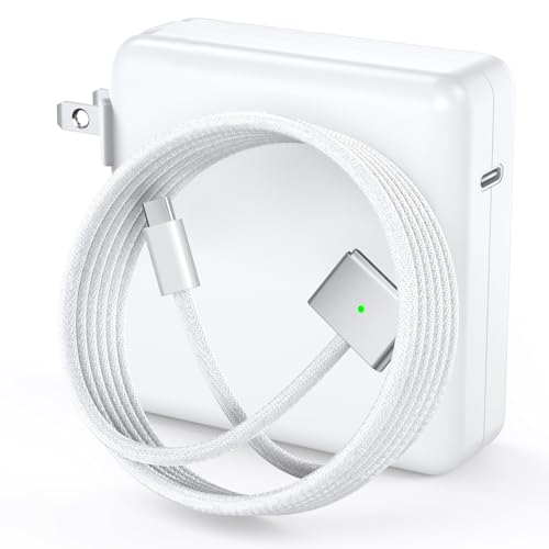 96W Charger for MacBook Pro 16 14 inch Mac Air 15 13 inch 2025 2024 2023 2022 2021 M1–M4 Type C Fast Charger Power Adapter & 6.6FT Type C to Magnetic 3 Cable LED Applicable 2021-2025