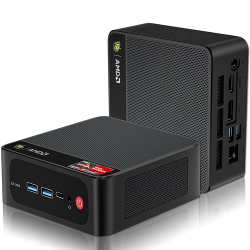 Beelink SER5 Mini Pc,AMD Ryzen 5 5625U (6C/12T,up to 4.3 GHz),Mini Computer with 16GB DDR4/500GB NVMe SSD,Support Triple Screen Display, WiFi 6, BT 5.4,Type-C, 2.5G LAN