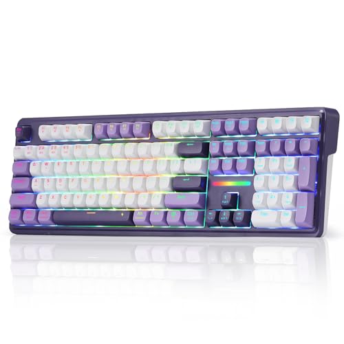 Redragon K745 PRO Wireless 108-Key Gasket RGB Gaming Keyboard, 4 Hotkeys