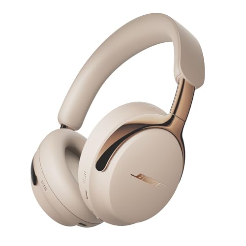 Bose QuietComfort Ultra Bluetooth Headphones (2nd Gen), Wireless Headphones with Spatial Audio, Over Ear Noise Cancelling with Mic, Up to 30 Hours of Play time, Driftwood Sand - Limited Edition