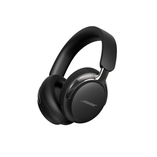Bose QuietComfort Ultra Bluetooth Headphones (2nd Gen), Wireless Headphones with Spatial Audio, Over Ear Noise Cancelling with Mic, Up to 30 Hours of Play time, Black