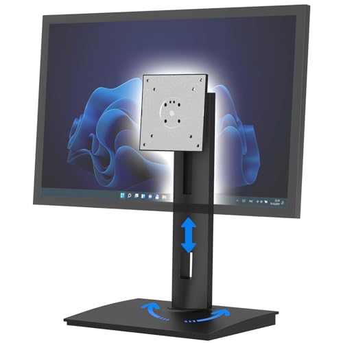 Cadcreo Vesa Monitor Stand, Spring Height Adjustment Swivel and Tilt Vesa Stand, Compatible with Monitors Within 32 inches and Weighing Between 4.8-11lb (Black, Only for 7.7-11 lb Monitor)