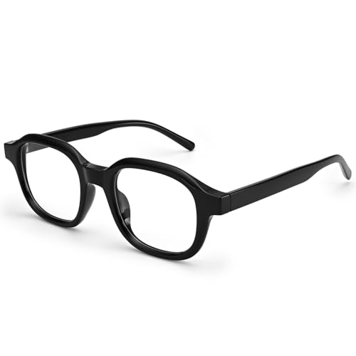 Dollger Blue light Glasses for Women Men Oversize Square Computer Screen Blue light Blocking Eyeglasses TR90 Frame