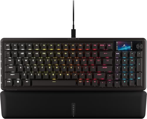Corsair Vanguard PRO 96 Wired Hall Effect Magnetic Mechanical Gaming Keyboard – 96% Layout, MGX Hyperdrive Switches, 8000Hz Polling, Rapid Trigger, Virtual Stream Deck, SOCD Flashtap, QWERTY US