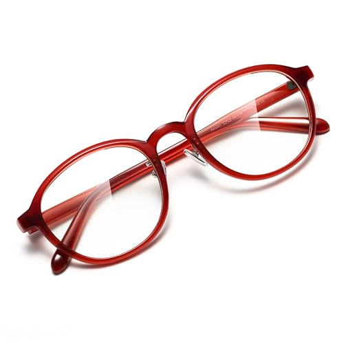 BLENDME Ultralight Round Frame up to 99% Blue Light Blocking for Woman Man Computer Gaming Office