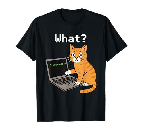 Computer Science Meme Men Women Kids Funny Cat T-Shirt