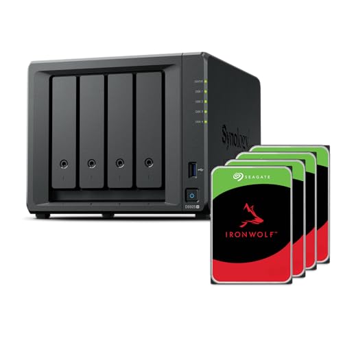 Synology DS925+(2X 2.5GbE Ports, Ryzen V1500B, 4GB RAM) 4-Bay 16TB Bundle with 4X 4TB Seagate Ironwolf HDDs