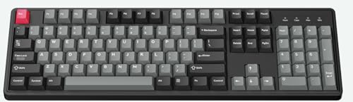 Keychron C4 HE 8K Magnetic Switch Keyboard, Launcher Web App Full-Size 100% Layout Adjustable Actuation Point with Ultra-Fast Lime Magnetic Switch Wired RGB Compatible with Mac Windows Linux
