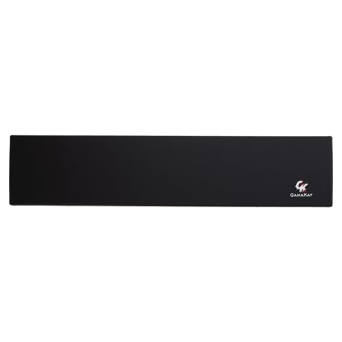 GK GAMAKAY Silicone Keyboard Wrist Rest, Soft Ergonomic Wrist Rest, Relax Your Wrist, for Laptop Computer Office & Home (Black-85%)