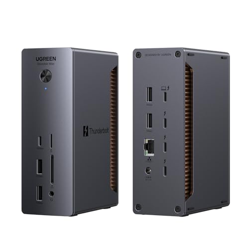 UGREEN Maxidok Thunderbolt 5 Docking Station, Triple 4K@60Hz, 4xTBT5 Port