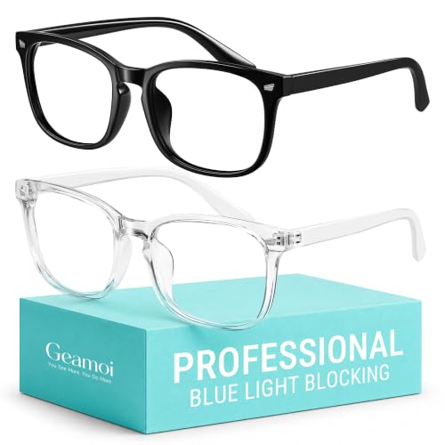 Blue Light Blocking Glasses for Women Men,Lightweight Square Fashion Frames