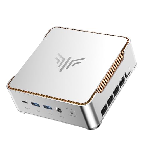 KAMRUI Pinova P2 Mini PC, Core i5-12600H (12C/16T, 4.5GHz), 32GB DDR4 1TB NVMe SSD Mini Computers, 18MB Smart Cache, 4K Triple Display(DP+HDMI+USB-C)/WiFi6/BT5.2 Micro PC for Home/Office/Business