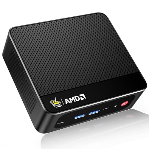 Beelink Mini PC SER5 5500U AMD Ryzen 5 (6C/12T, 2.1/4.0GHz) 16GB DDR4 500GB M.2 SSD Mini Computer, Radeon Graphics 7cores 1800 MHz, 2.5G LAN, Wifi6/BT5.2,HDMI/DP/Type-c/4K Triple Display Micro PC