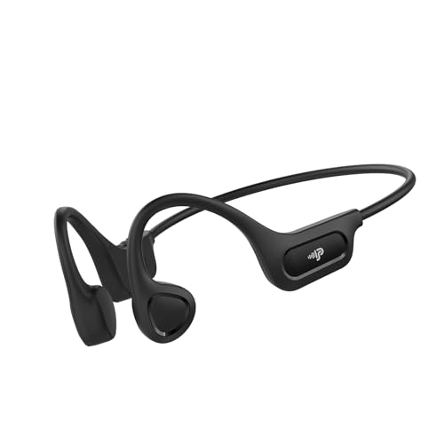 PSIER Bone Conduction Headphones, 2025 Upgrade Bluetooth 6.0 Open Ear Headphones, 10Hrs Playtime Wireless Earbuds with Mic, 23g Lightweight Comfort, IPX5 Waterproof Running Headphones for Gym, Outdoor