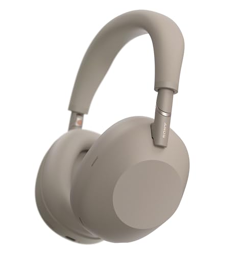 Sony WH-1000XM6 The Best Noise Cancelling Wireless Headphones, Sandstone
