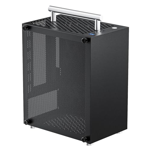 Mini ITX PC Case, Small Form Factor Computer Case - Metalfish T40 Black