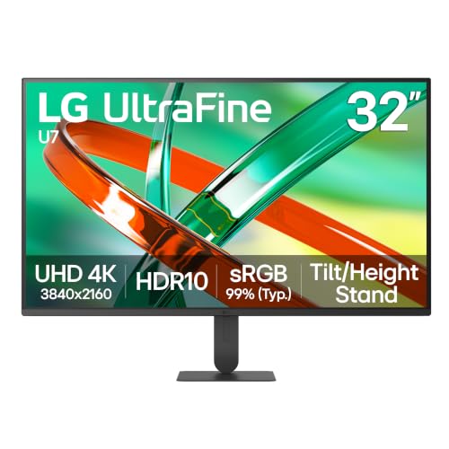 LG 32U700B-B 32-inch Ultrafine 4K UHD 60Hz Tilt/Height Computer Monitor
