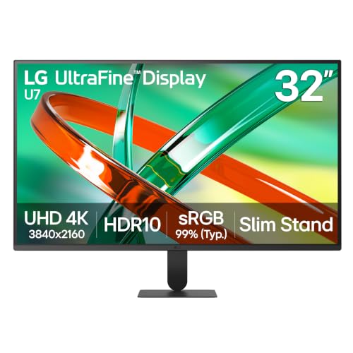 LG 32U701B-B 32-inch Ultrafine 4K UHD 60Hz HDR10 HDMI DP Computer Monitor