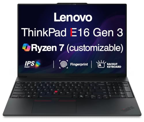 Lenovo ThinkPad E16 Gen 3 Business Laptop 16.0" IPS WUXGA