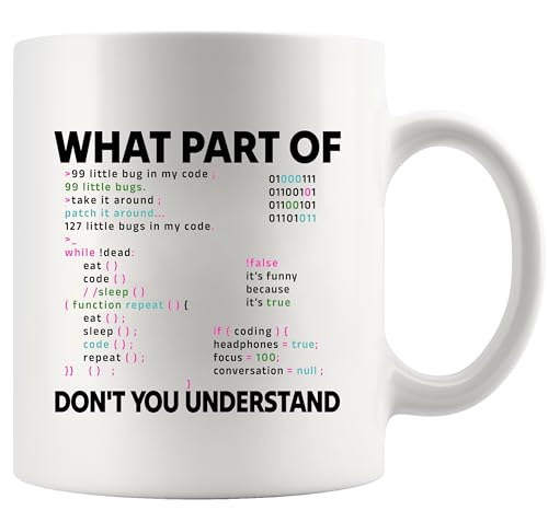 Panvola What Part Of Don't You Understand Computer Science Mug 11oz White