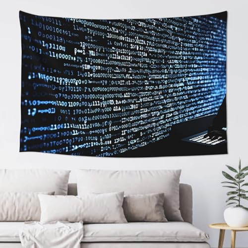 Programmer Programming Code Tapestry Wall Art Funny Poster 40"" X 60""