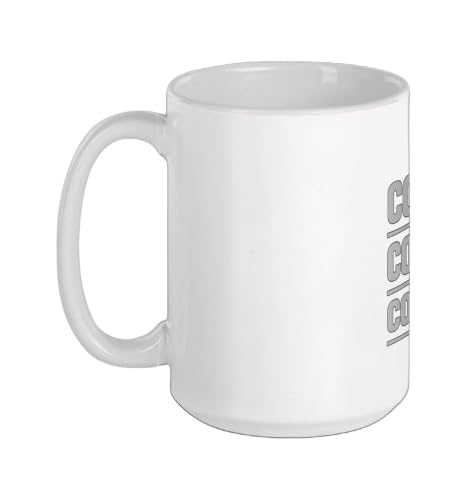 Commit. Conquer. Continue. Ceramic Mug, White, 15oz