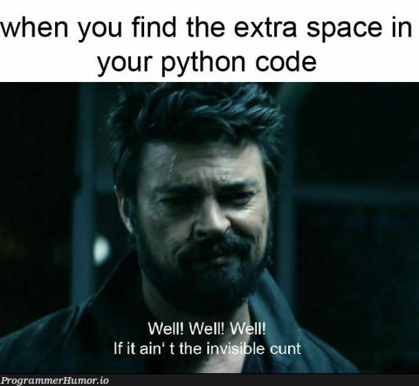 Python – ProgrammerHumor.io