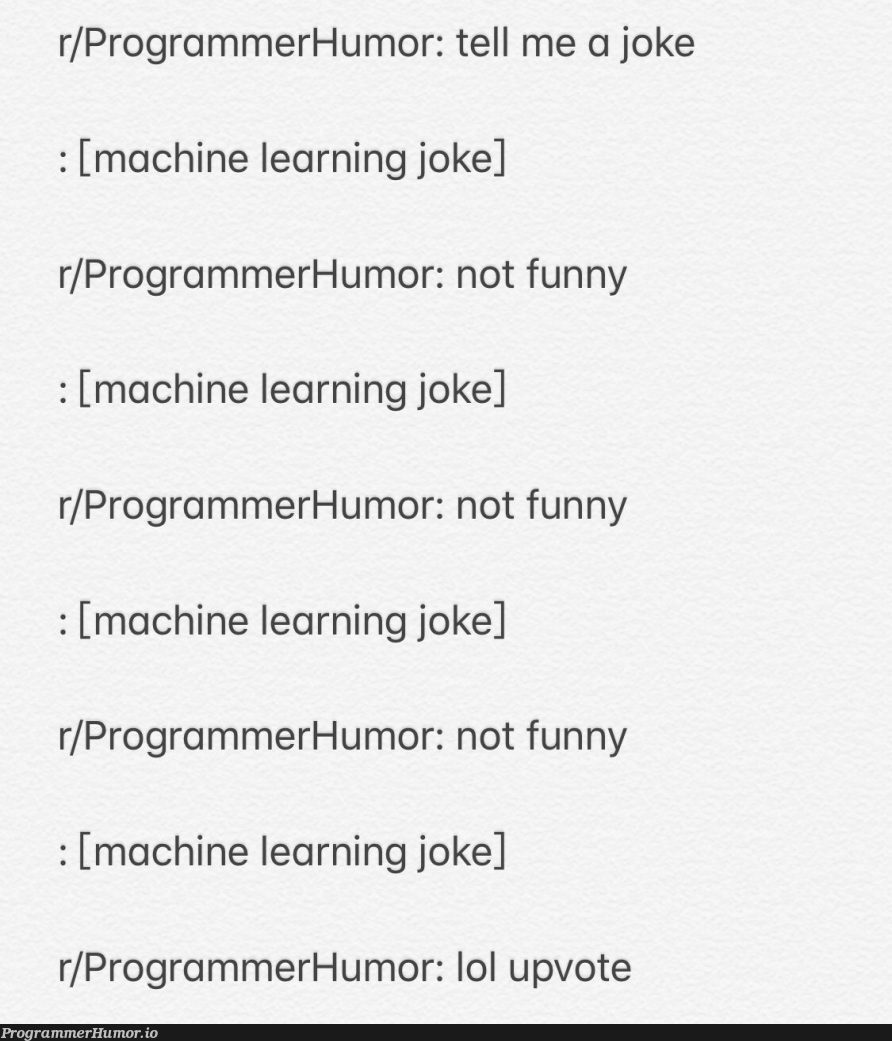 um…. so who’s learning? – ProgrammerHumor.io