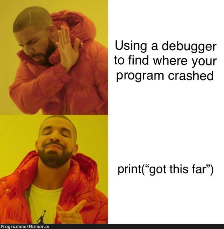 A image showing debugging.