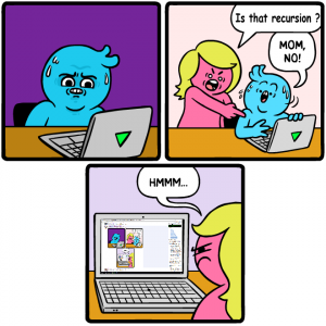 Is that recursion ?! – ProgrammerHumor.io