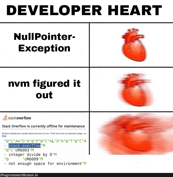 StackOverflow Is Down :( – ProgrammerHumor.io