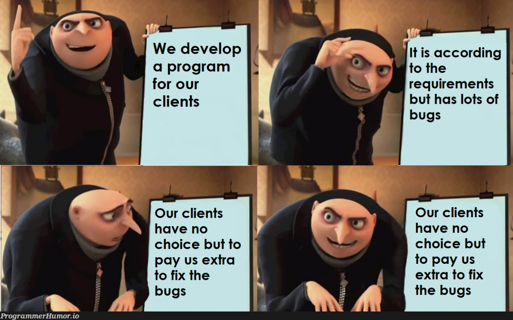 Gru’s evil plan might just work – ProgrammerHumor.io