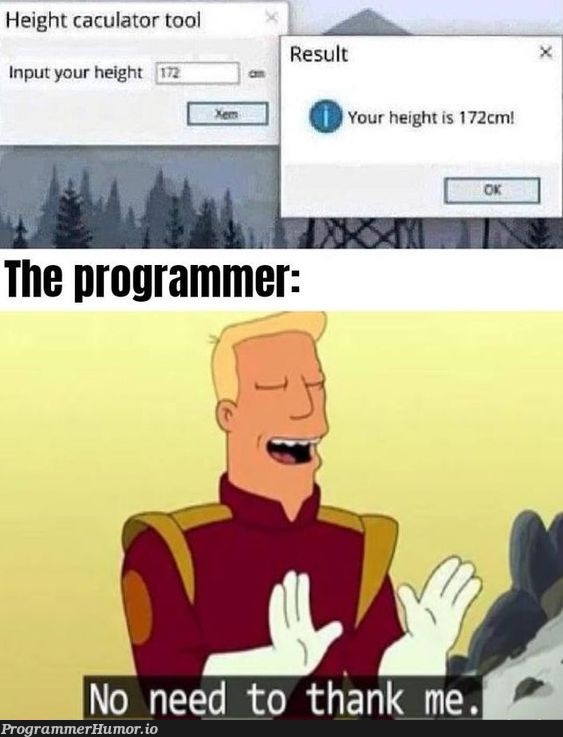 You're Welcome. | ProgrammerHumor.io