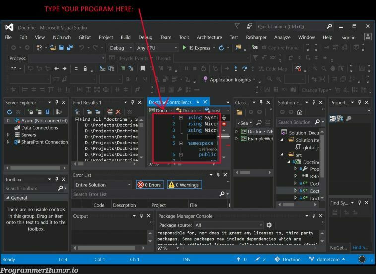 Knowing how to program is becoming more and more important. Here is how you start: | code-memes, program-memes, test-memes, bug-memes, global-memes, git-memes, visual studio-memes, list-memes, azure-memes, class-memes, dart-memes, warning-memes, error-memes, debug-memes, search-memes, microsoft-memes, IT-memes, console-memes, public-memes, manager-memes, dependencies-memes | ProgrammerHumor.io