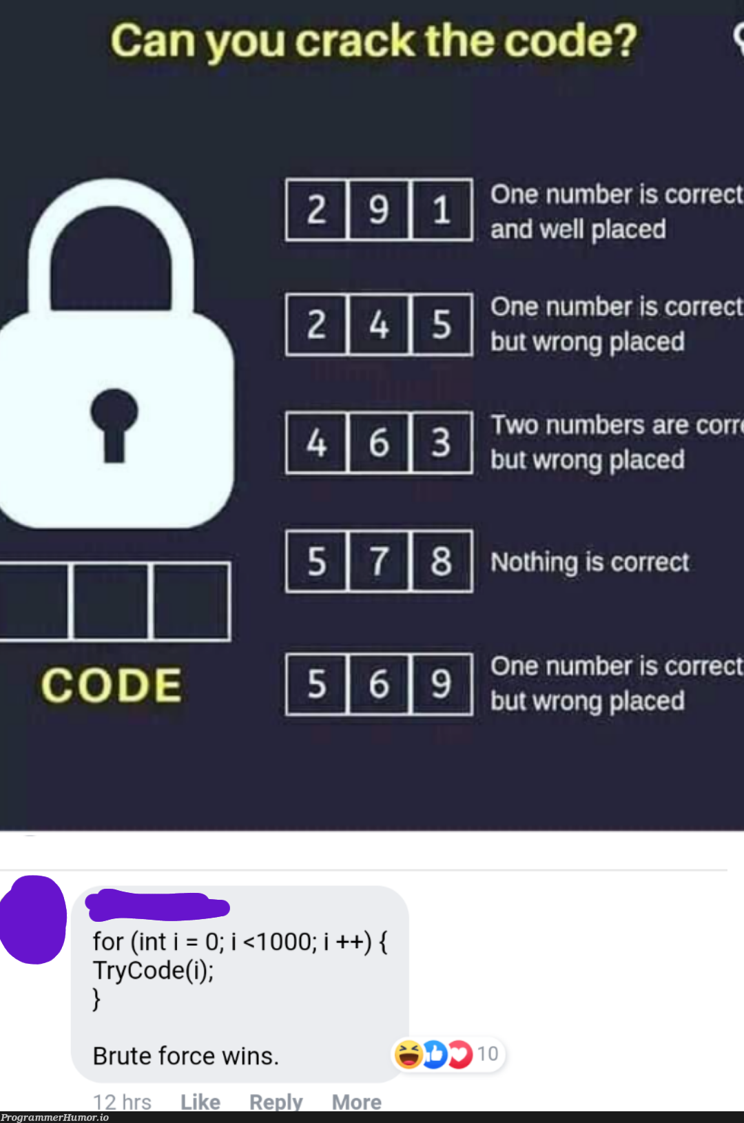 Can You Crack the Lock's Code?