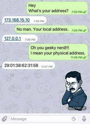 What's your address? | geek-memes, loc-memes | ProgrammerHumor.io