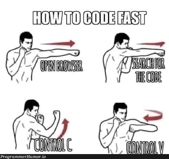 Fast way to code ! | code-memes | ProgrammerHumor.io