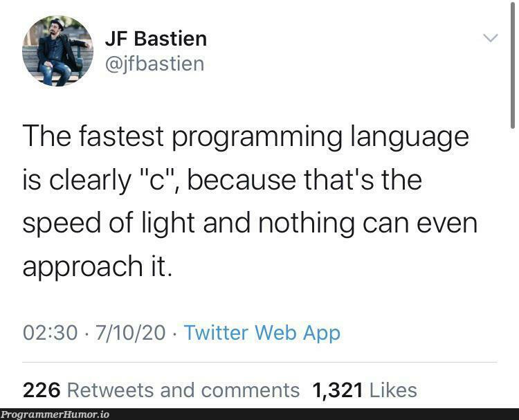 Can’t argue with that logic... | programming-memes, web-memes, program-memes, test-memes, twitter-memes, retweet-memes, language-memes, comment-memes, programming language-memes | ProgrammerHumor.io