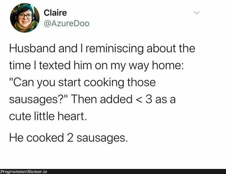 Her husband must be a programmer tyhe | programmer-memes, program-memes, azure-memes | ProgrammerHumor.io