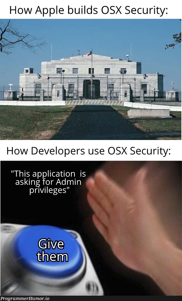 It's just a fact | security-memes, apple-memes | ProgrammerHumor.io