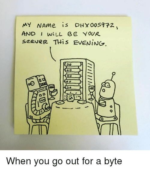 Hello! I am your server for today! | server-memes | ProgrammerHumor.io